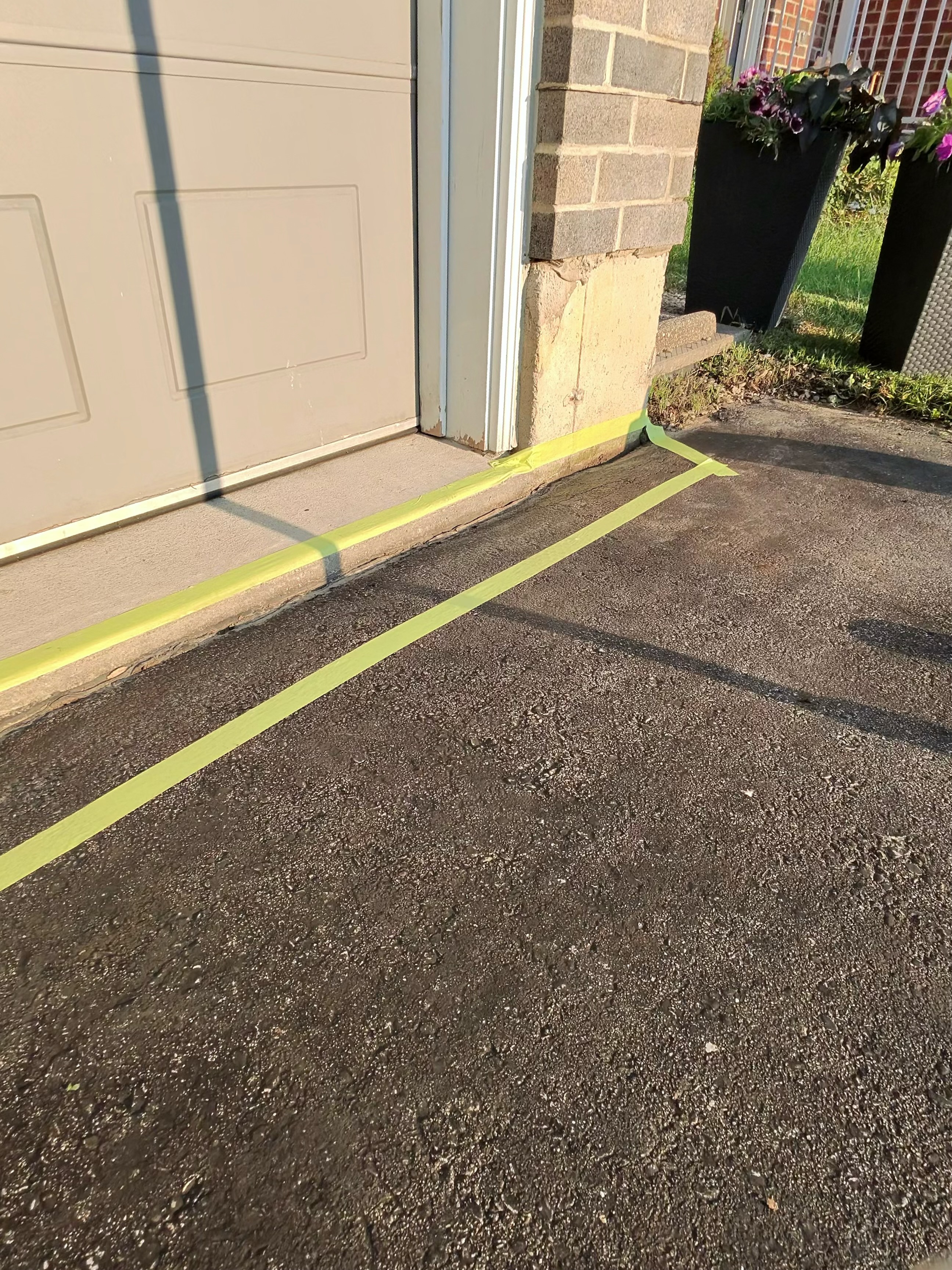 Recent asphalt garage ramp job — Waterloo Region