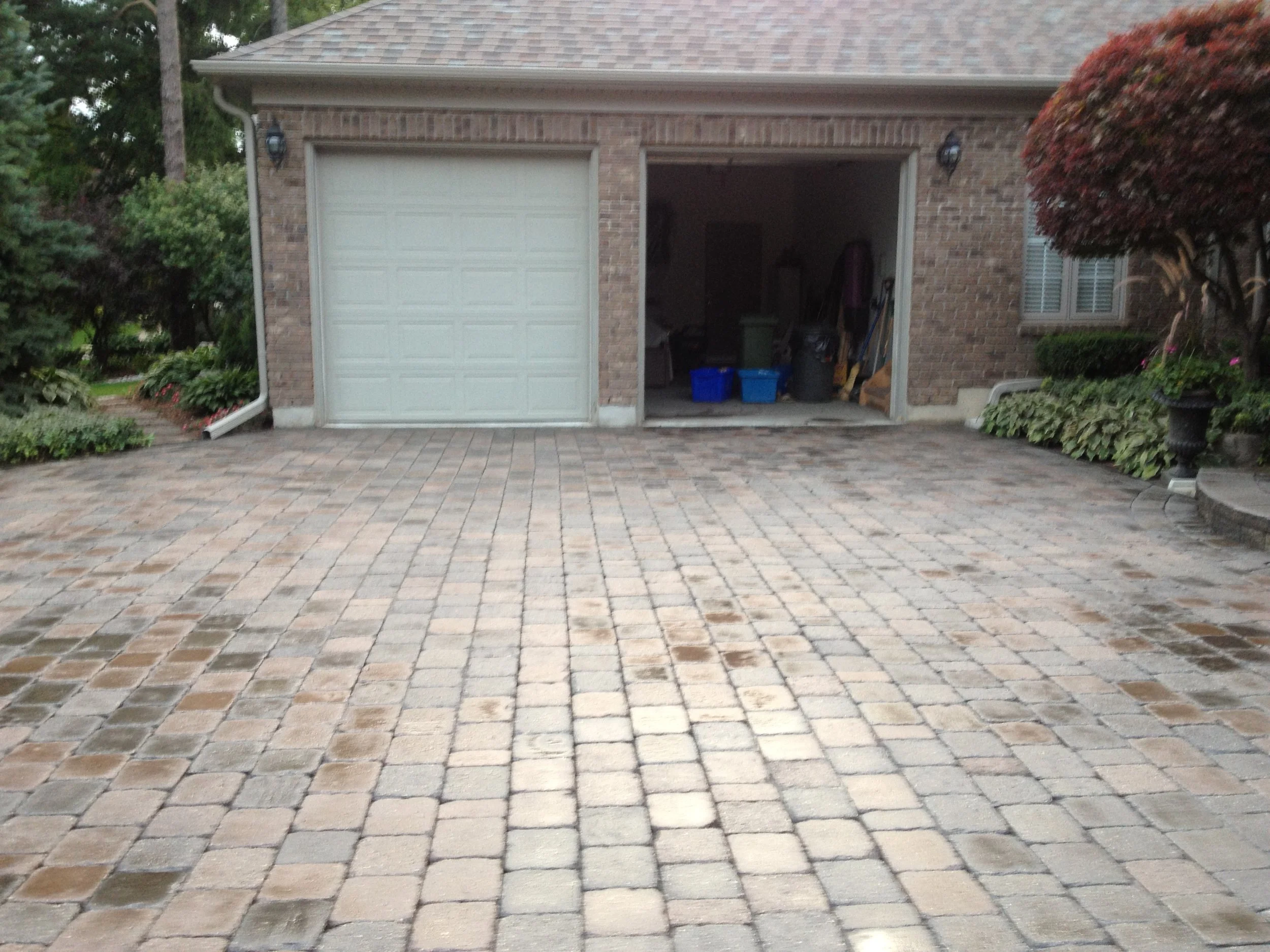 Concrete driveway after concrete sealing, Cambridge